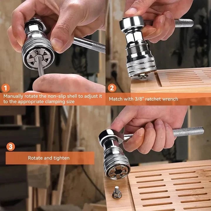 PowerFit - Adjustable universal sleeve for drills