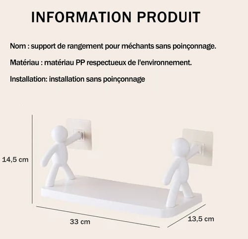 WallBuddy - Nice wall organizer with high load capacity