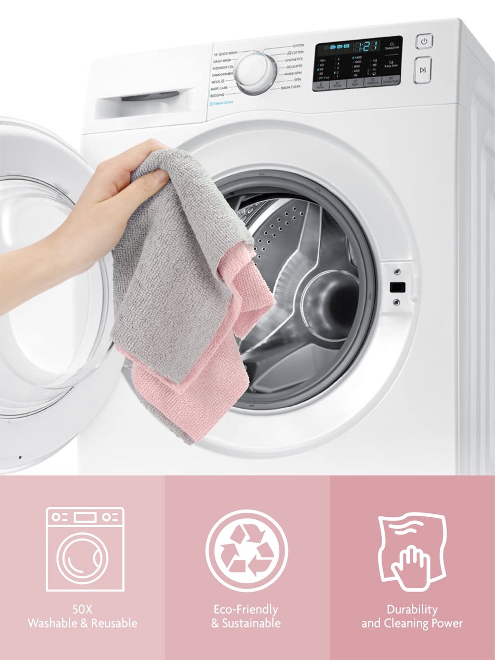 EcoWipe Roll - The reusable alternative to kitchen towels 