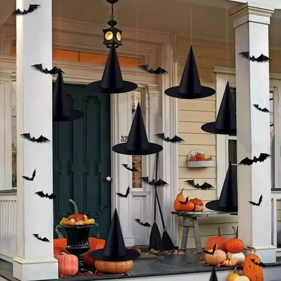 Spookachtige Halloween Heksenhoed Versiering voor Feest en Thuis