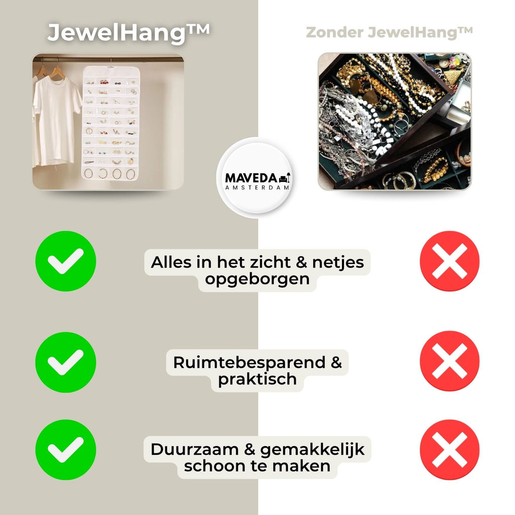 JewelHang™ - Perfect jewelry organization at a glance!