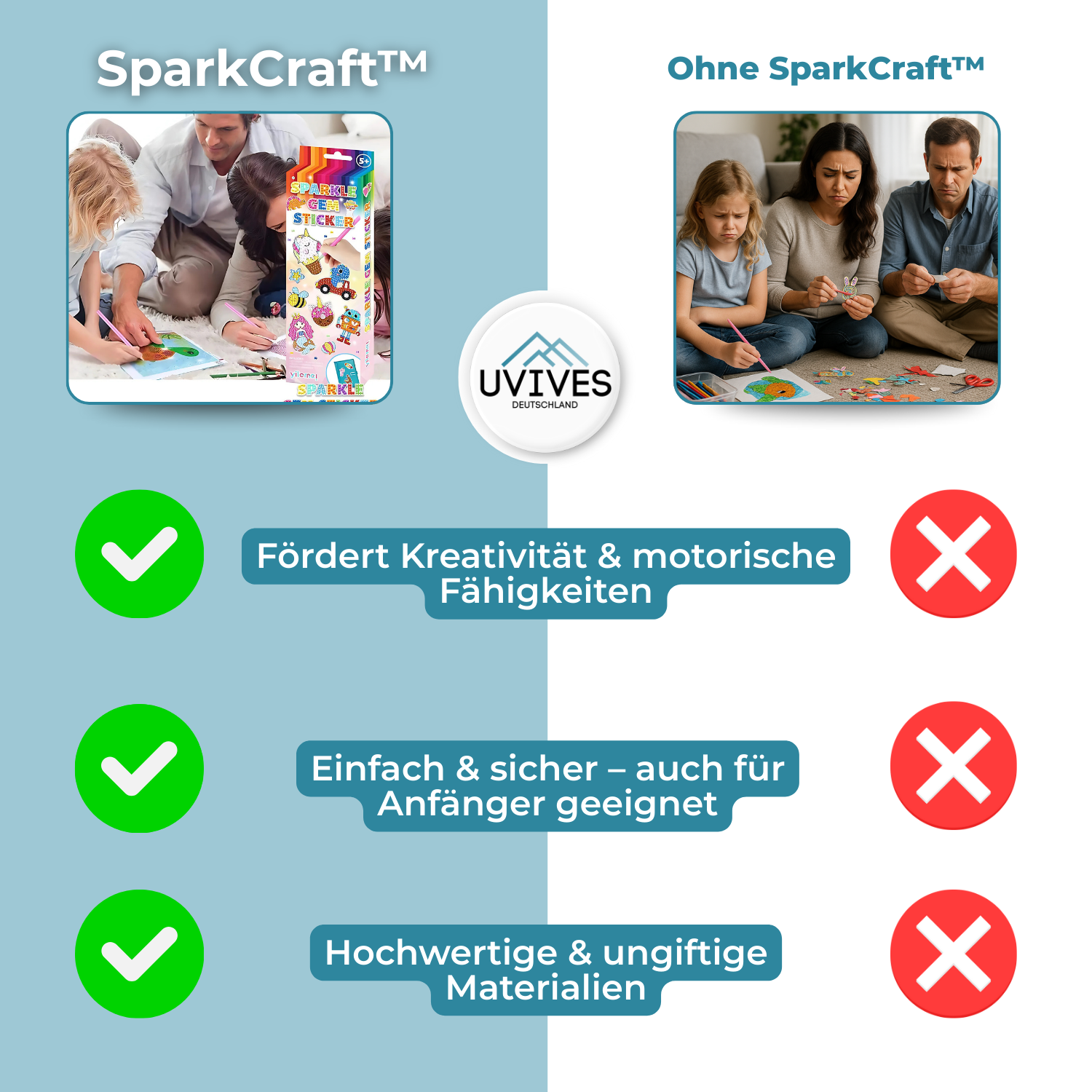 SparkCraft™ - Magical diamond coloring pages for kids