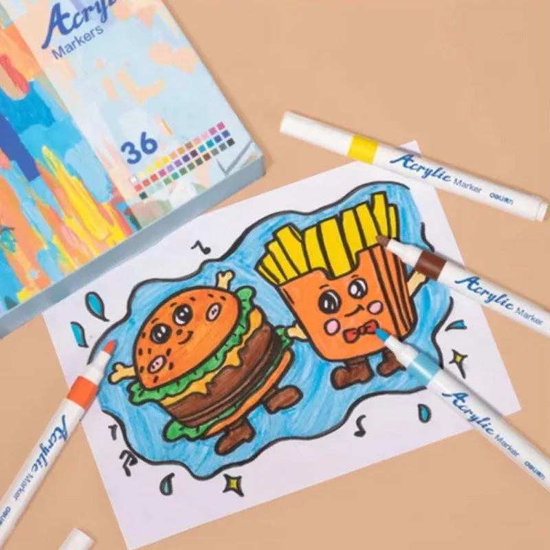 50% OFF | AcrylicMaster™ - Complete acrylic marker set with 24 colors [Last day sale].