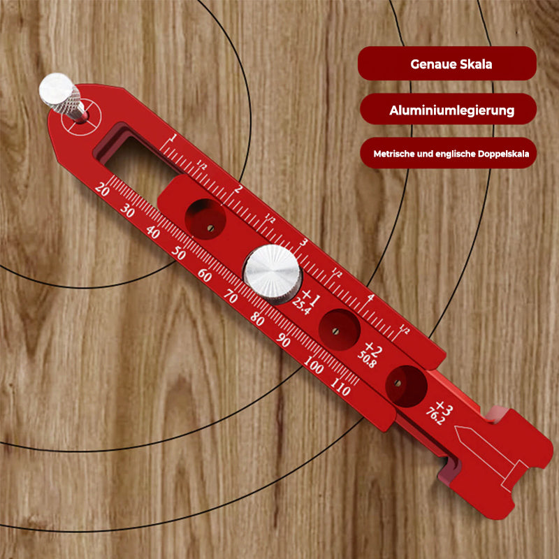 SmartArc - Circular Adjustable Compass Measuring Tool for Woodworking