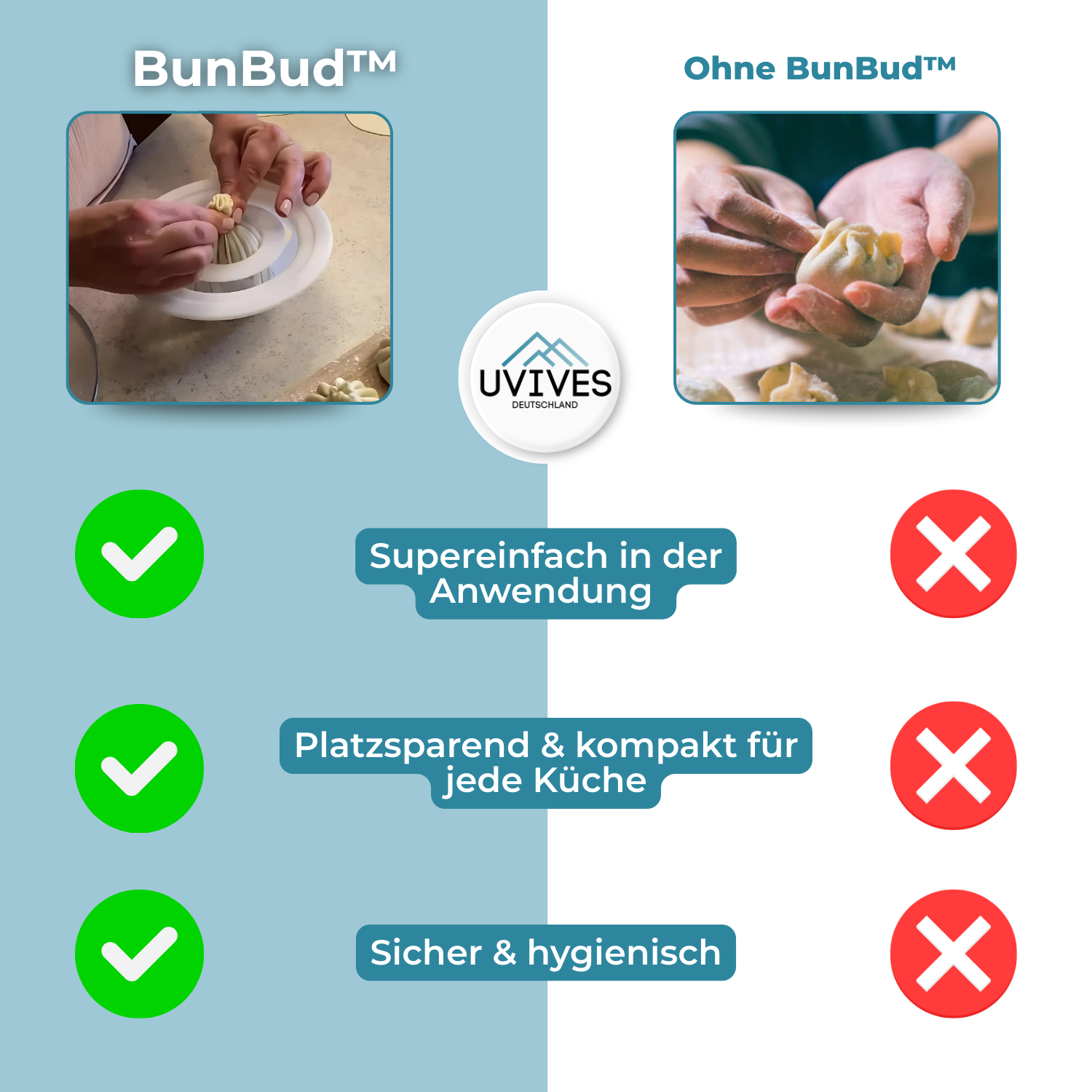 BunBud™ - Flower-shaped bun and dumpling machine