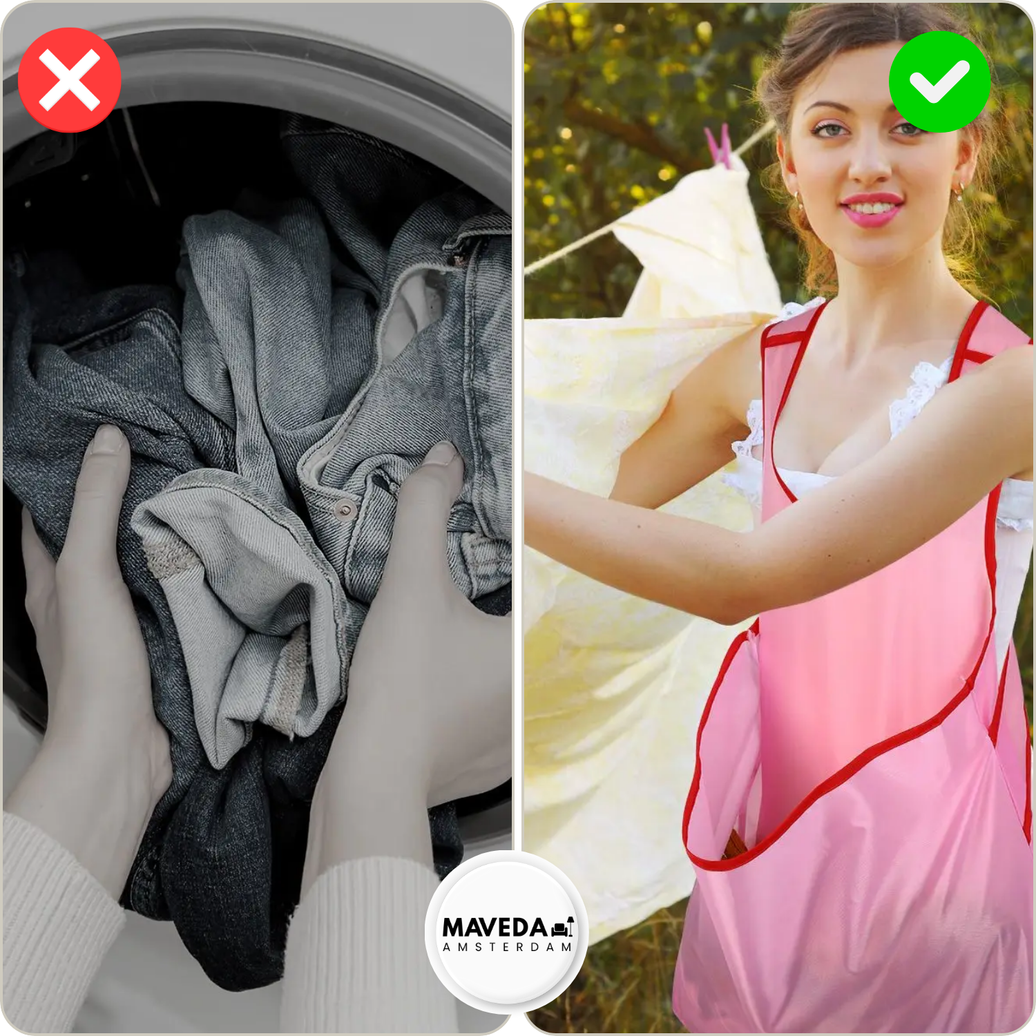 TaskWrap™ - Hang laundry without wet or stained clothes