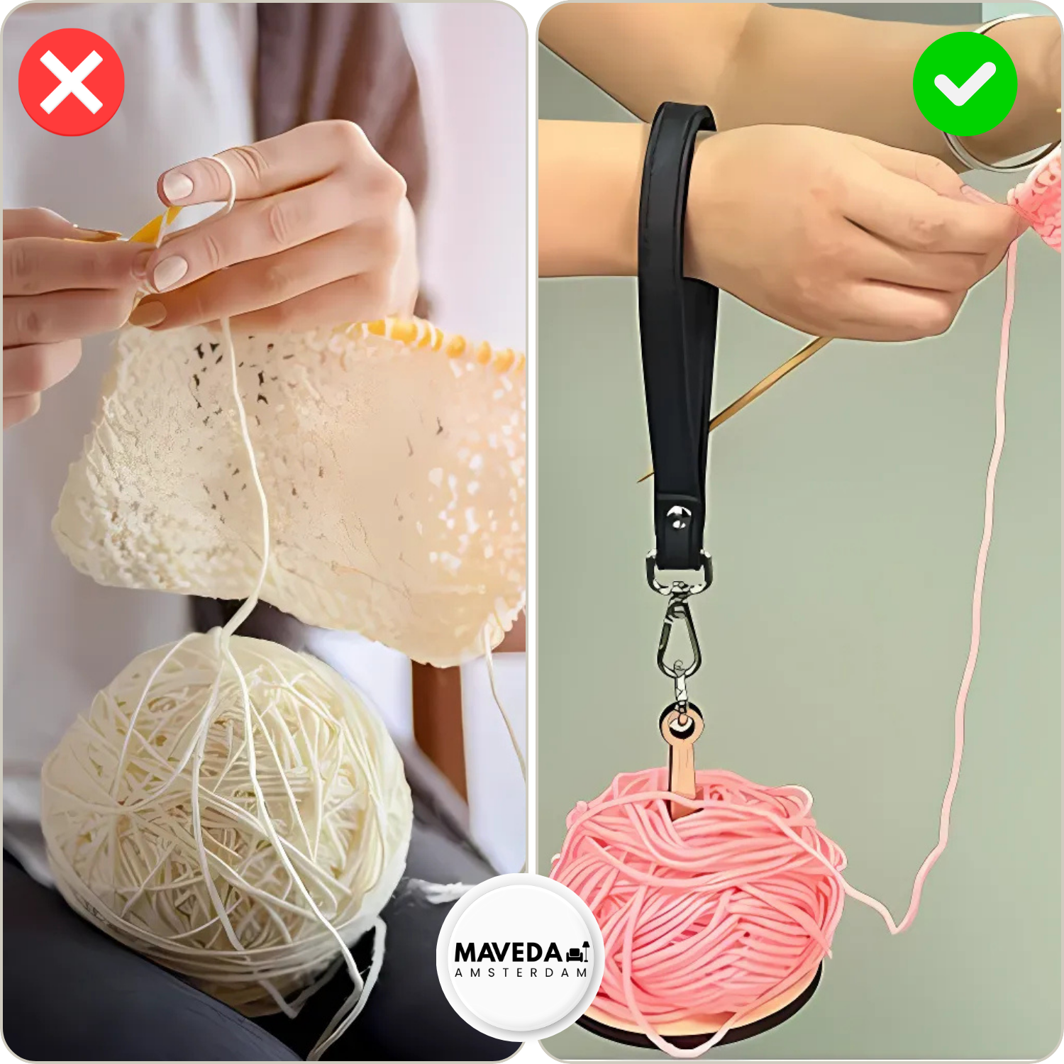 YarnMate™ - yarn always at hand when traveling