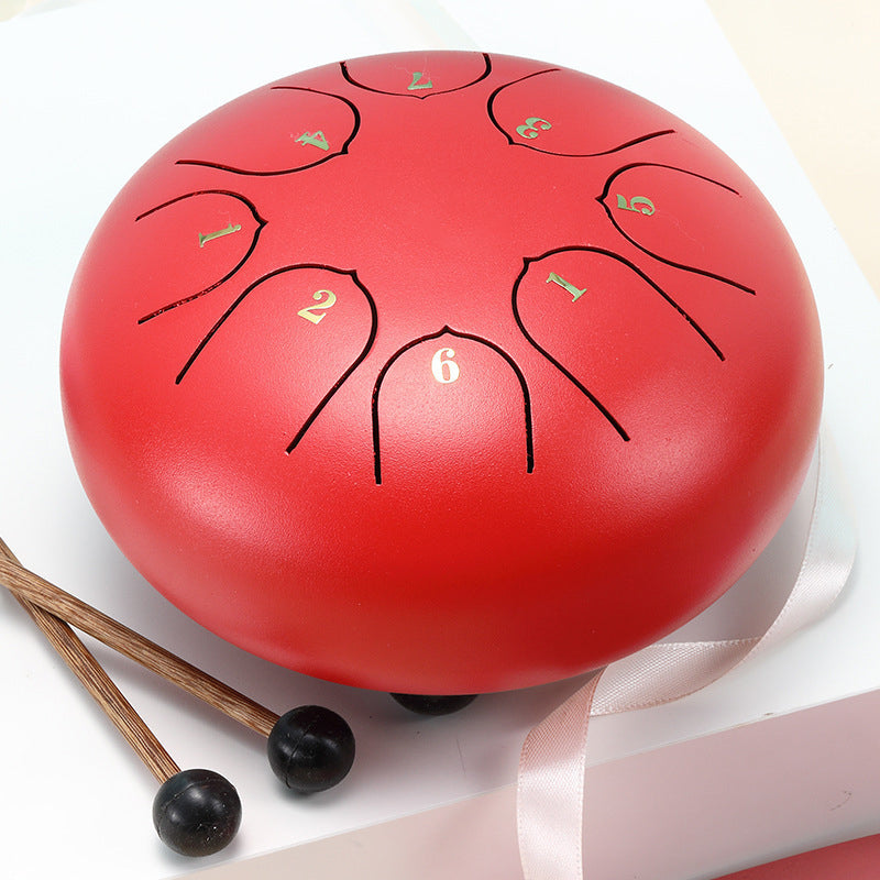 BuddhaSounds - Mini steel-tongue drum 6-inch sound healing drum set [Last-day sale]