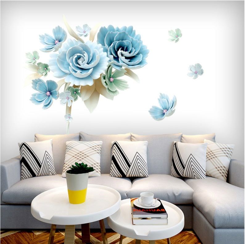 Buy 1+1 FREE | FloraWall - Flower wall sticker wallpaper [Last day of sale] 