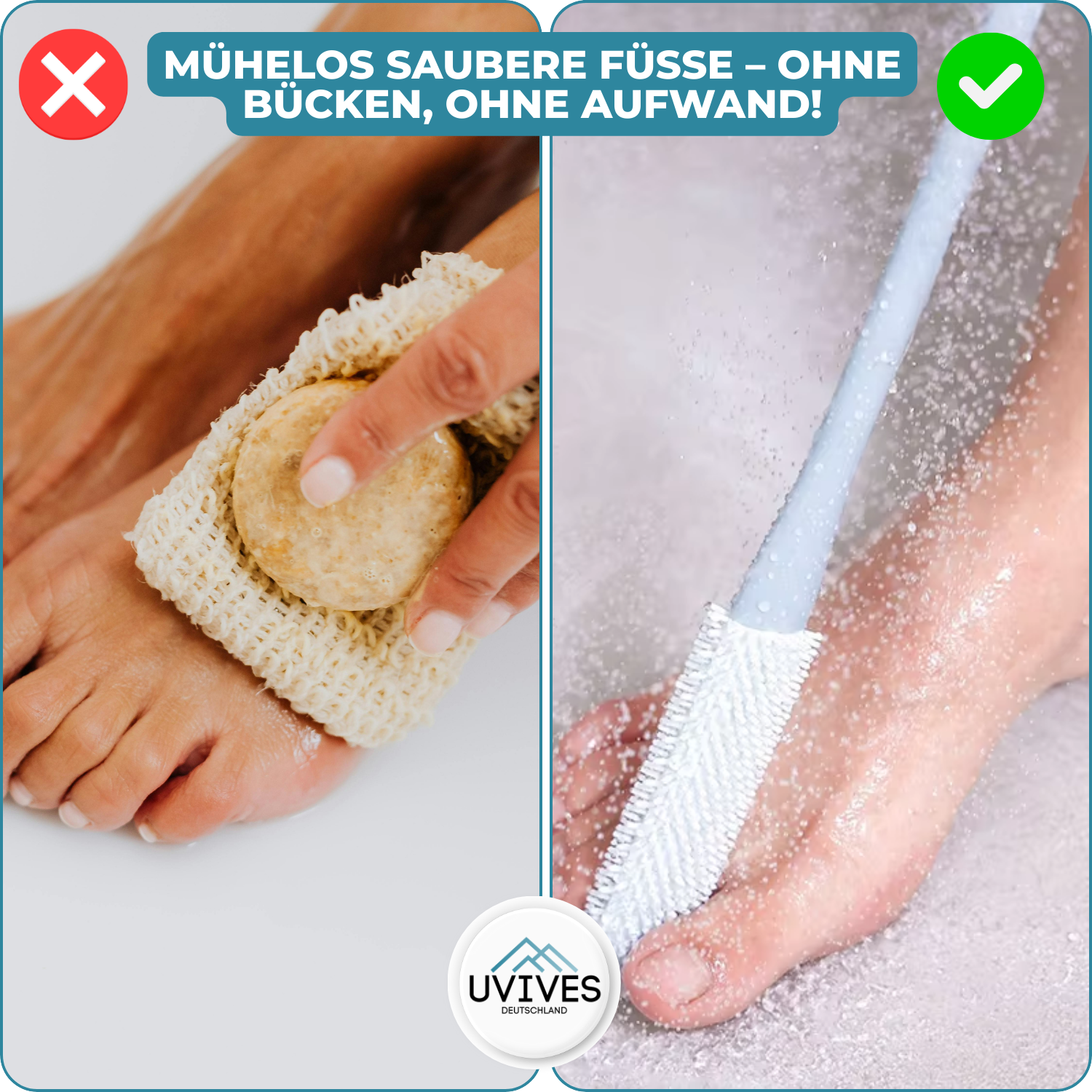 ToeClean - Gentle and effective cleaning between the toes