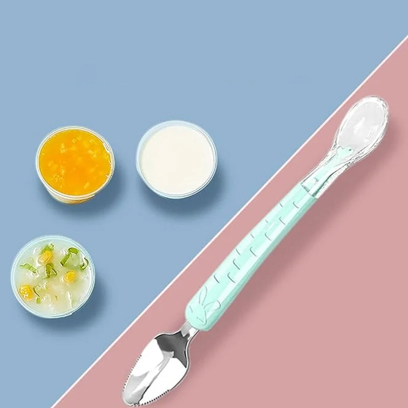 Buy One Get One Free | TinyMaster - Silicone Baby Spoon with Double Head [Last Day Sale]