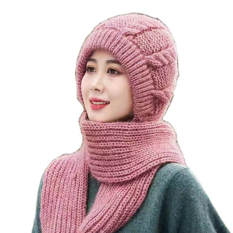 SnugHood - Women's Thickened Warm Hat Scarf [Last Day Sale]