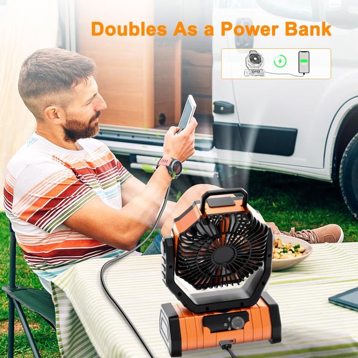 BreezeCamp – The perfect combination of fan and camping lamp