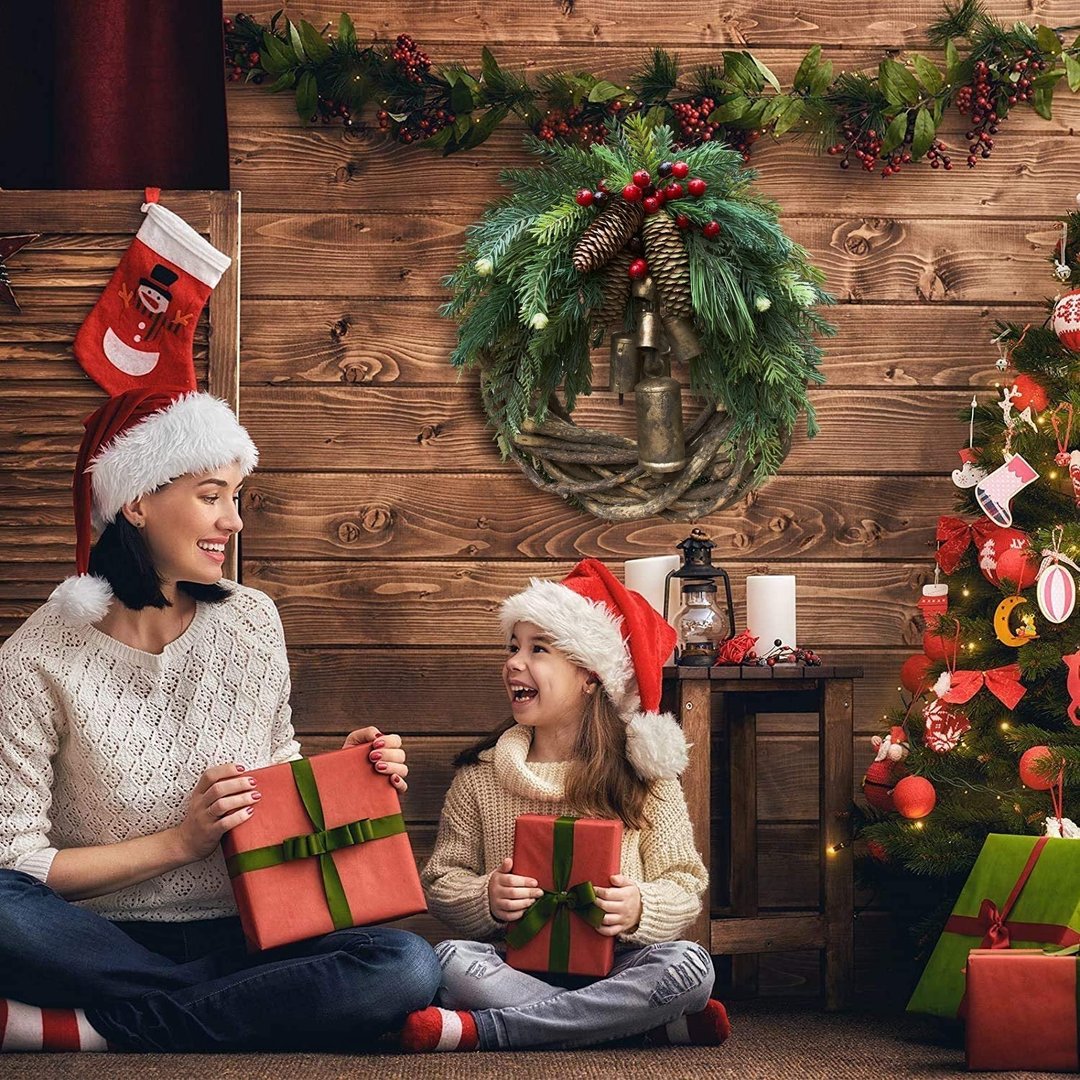 PineChime - Farmhouse Christmas Wreath [Last Day Sale] 