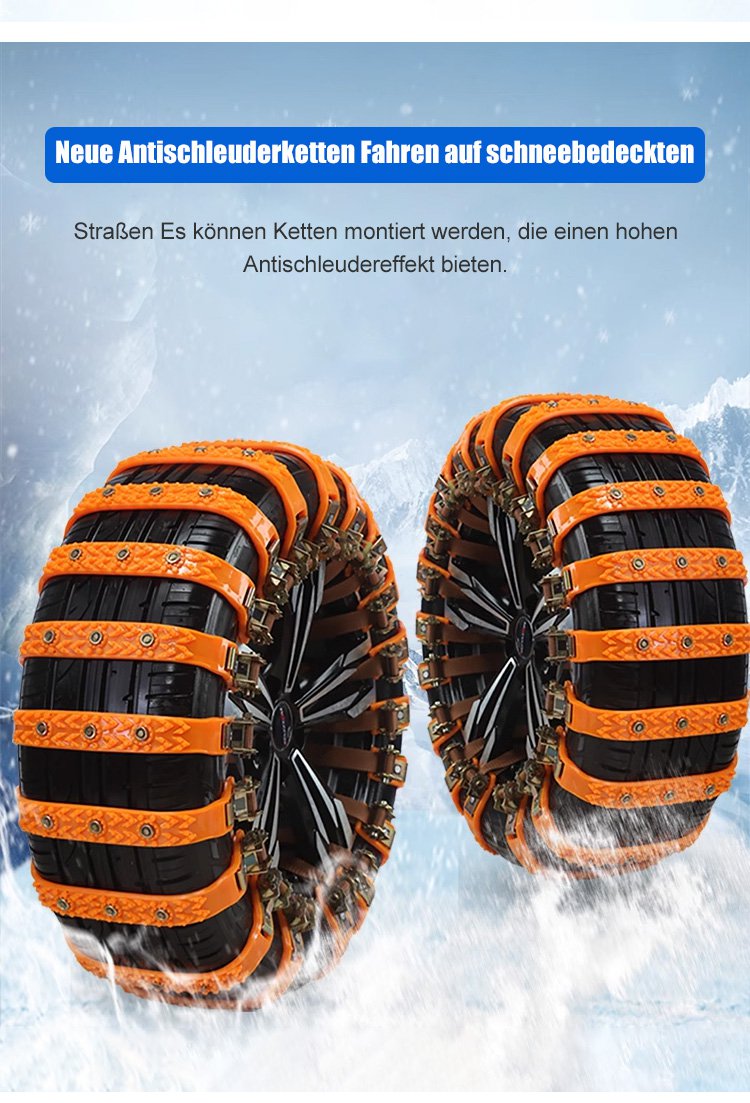 4+4 FREE | WinterForce - Anti-slip tire chain, ultimate safety for your car [Last day of the sale]