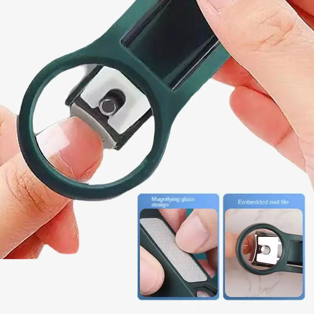 Compact vergrootglas nagelknipper voor nauwkeurige verzorging