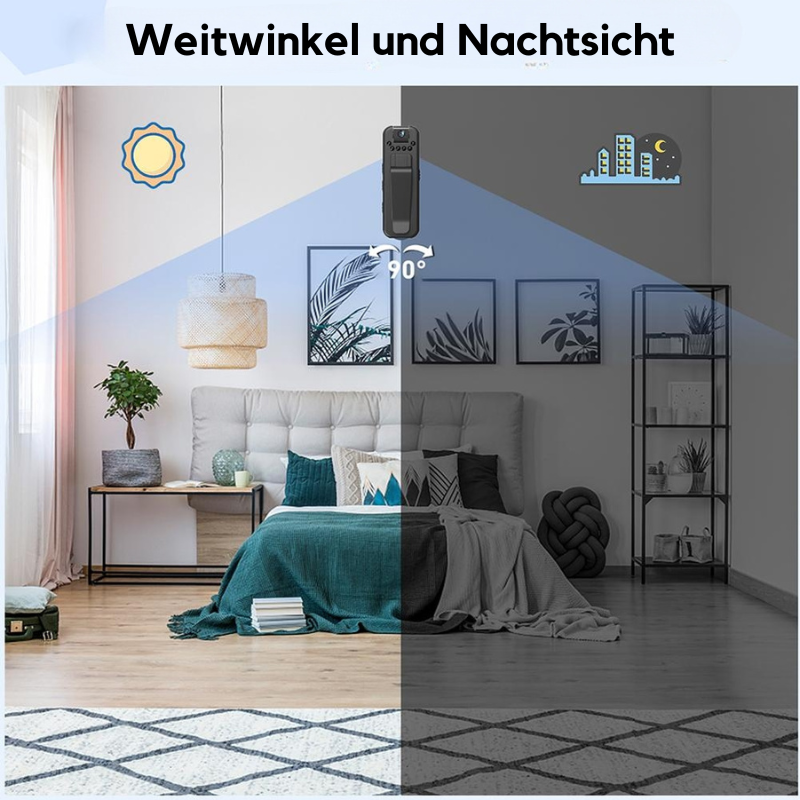 Compacte 1080p Mini Camera voor Duidelijke Reismomenten en Dagelijks Gebruik