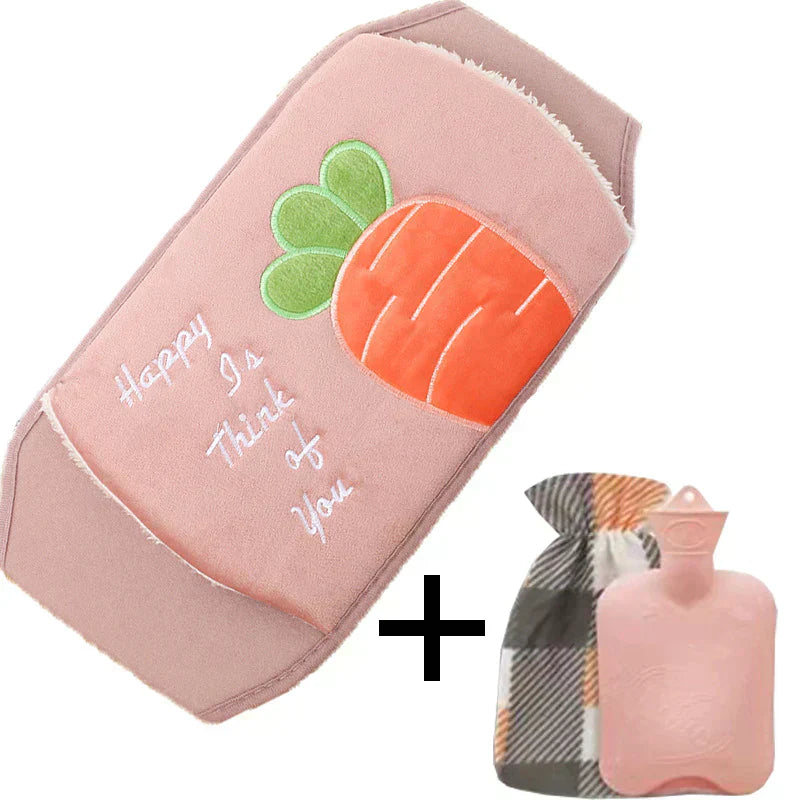 50% OFF | WarmCush - Refillable Plush Hot Water Bottle with Hip Padding [Last Day Sale]