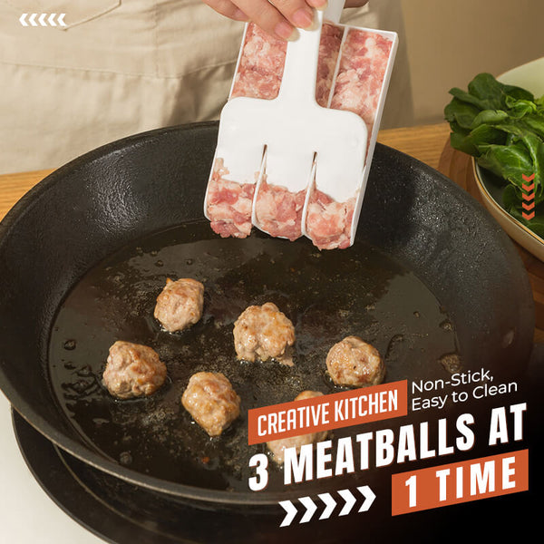 MultiForm - 3-in-1 meatball mold for clean and fast cooking