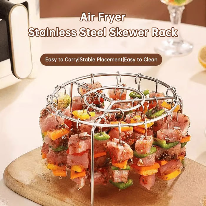 Verticale Airfryer Barbecue Kebabs Grillrek