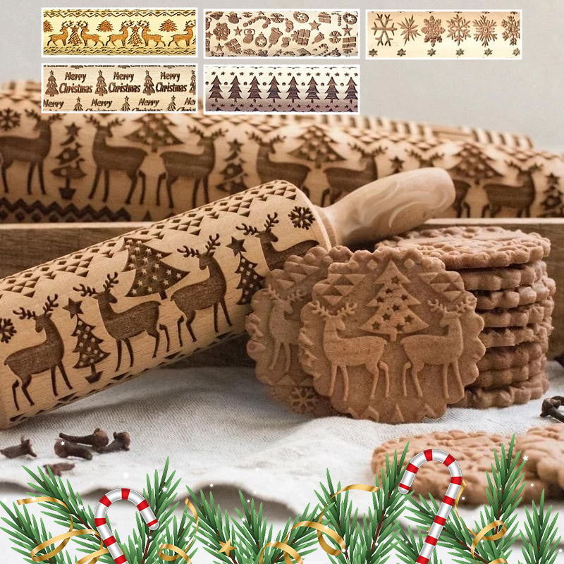 ChristmasRoller™ - Christmas Cookie Rolling Pin [Last Day Sale] 