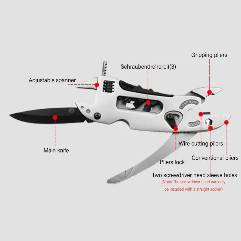 PlierPro - The 12-in-1 multi-tool for every task 