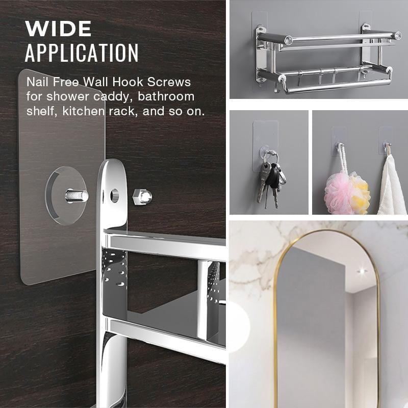 5+5 FREE | MountEase™ - Holeless Screw Hooks [Last Day Sale] 