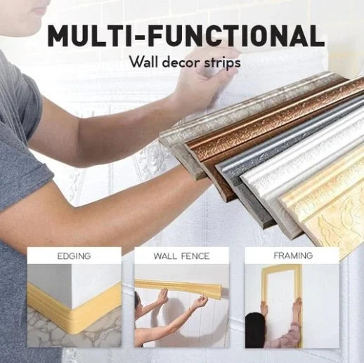 2+2 FREE | EcoBorder - 3D wall border with environmental protection
