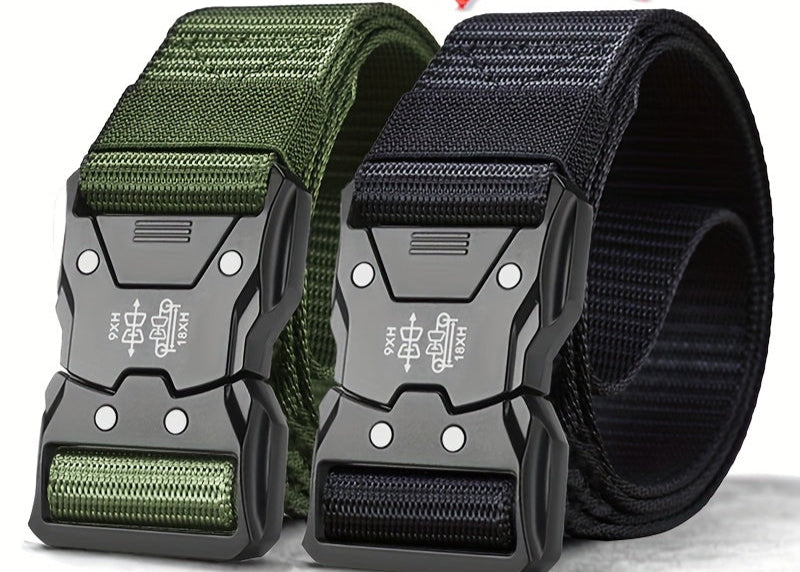 Duurzame Unisex Tactische Nylon Riem voor Buiten- en Dagelijks Gebruik