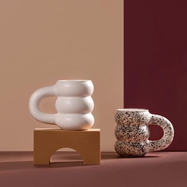 Elegante keramische koffiemok