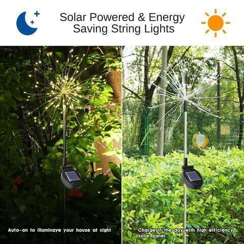 GlowBurst - solar-powered fireworks for your garden - completely without electricity