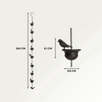 RainCharm™ - Decorative rain chain for garden &amp; patio