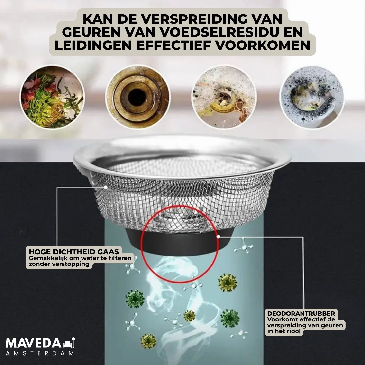 Buy one and get one free | SinkStrainer™ - prevent clogs and protect your drain!