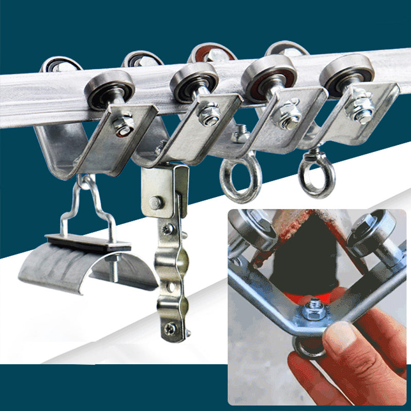 Buy 1+1 FREE | LiftPro - Angle Iron Rail Suspension Pulley [Last Day Sale] 