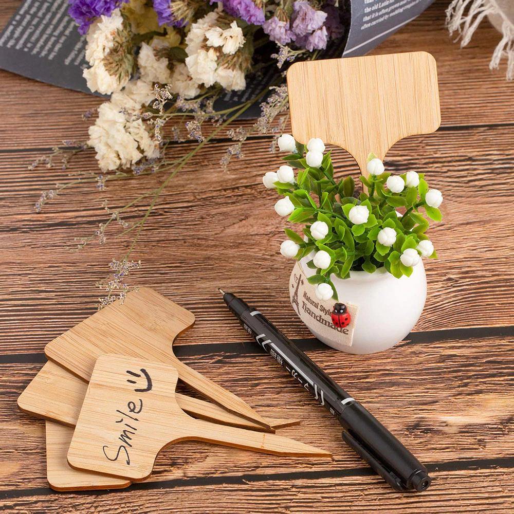 PlantSign - Bamboo plant signs for garden &amp; decoration