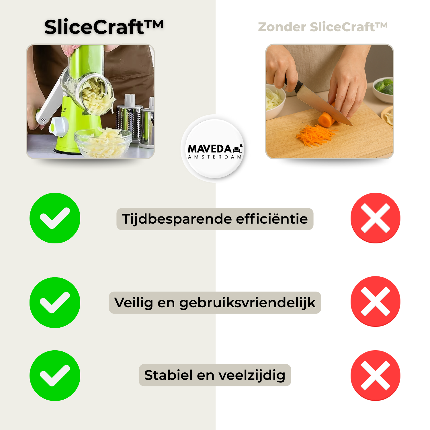 SliceCraft™ - effortless grating, slicing &amp; dicing