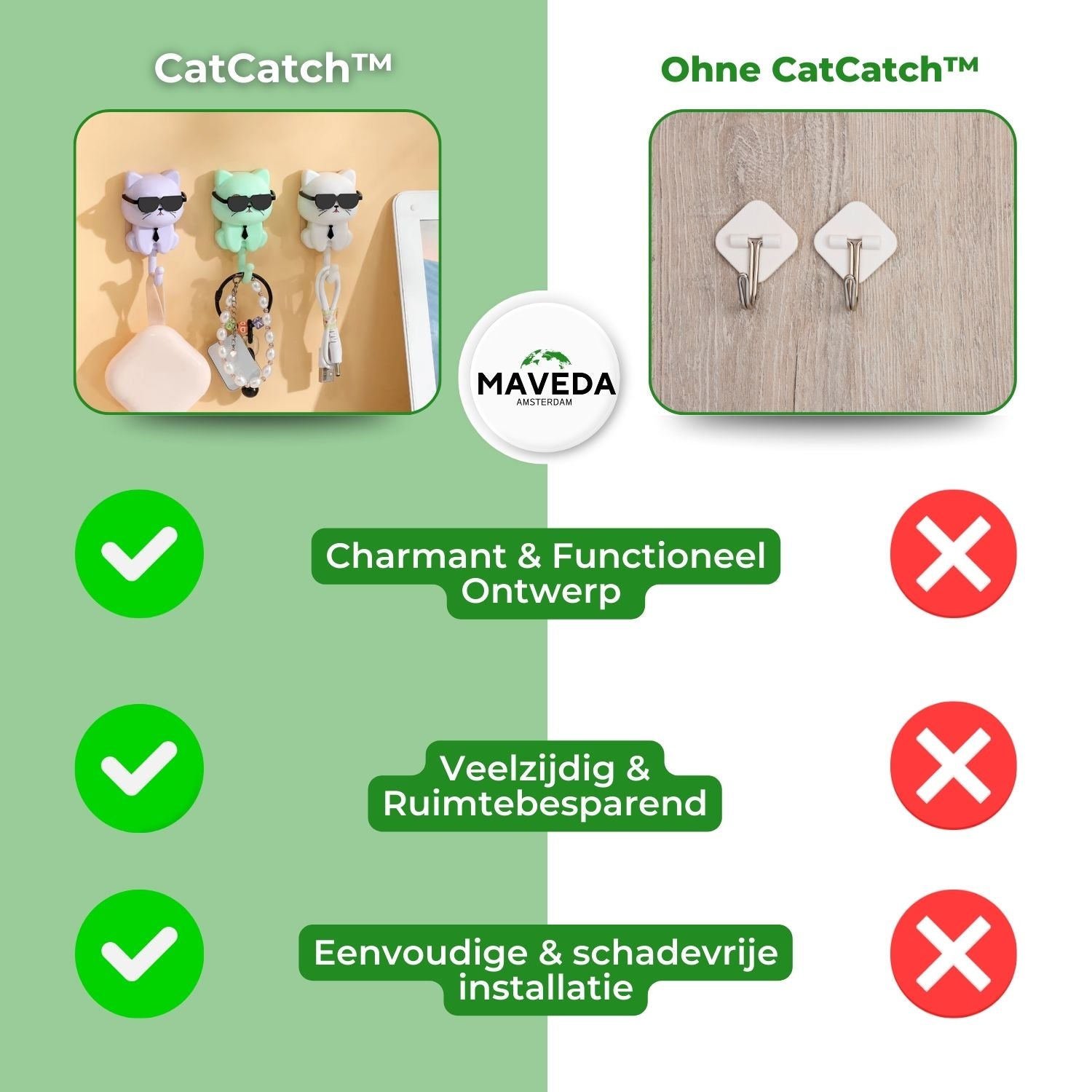 1+1 FREE | CatCatch™ - Cat keychain