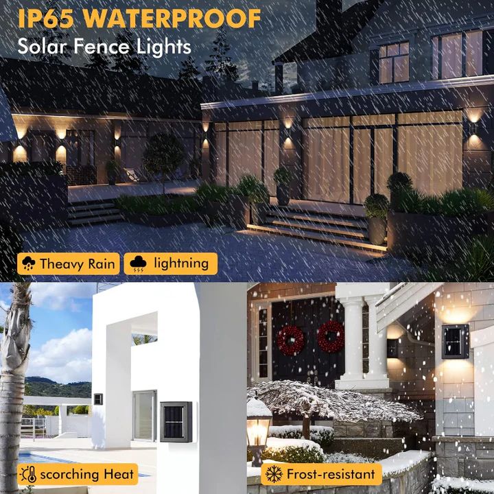 Buy one and get one free | DuoLux - Solar wall lamp with double shade