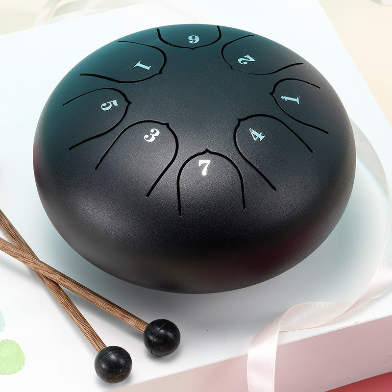 BuddhaSounds - Mini steel-tongue drum 6-inch sound healing drum set [Last-day sale]