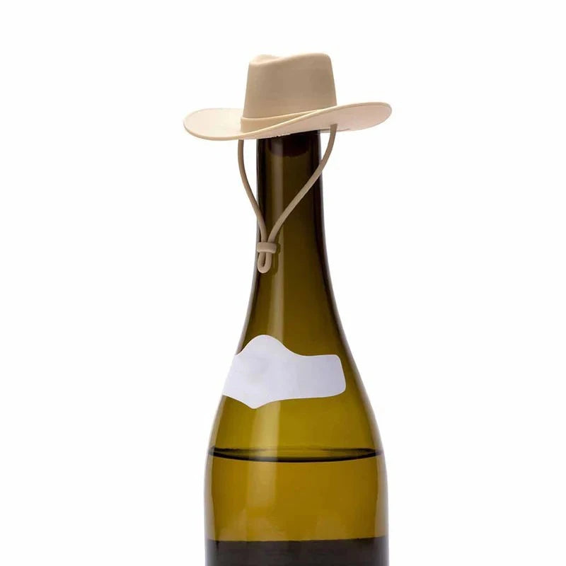 Robuuste leren wijnflesdop accessoire