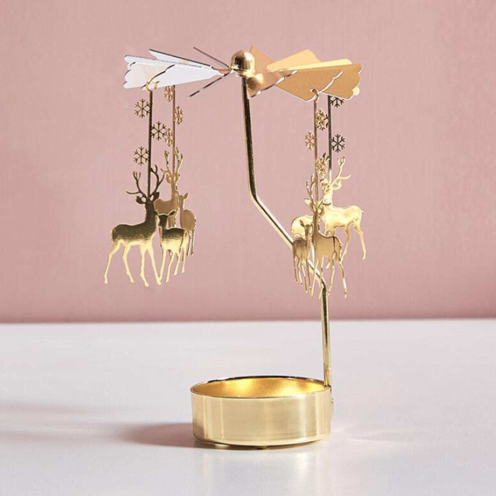 Buy One Get One Free | SnowSpin - Rotating Candle Holder for Christmas [Last Day Sale]
