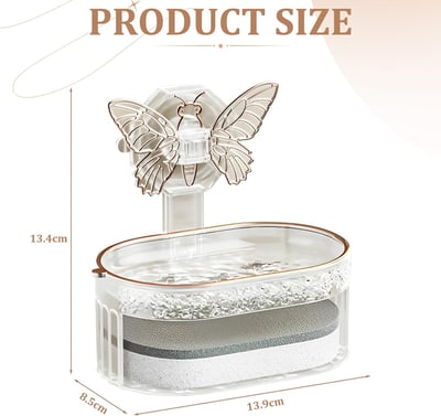 ButterFloat - Stylish butterfly soap dish for bathroom &amp; kitchen
