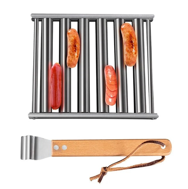 Strakke RVS Hotdog Roller Grill