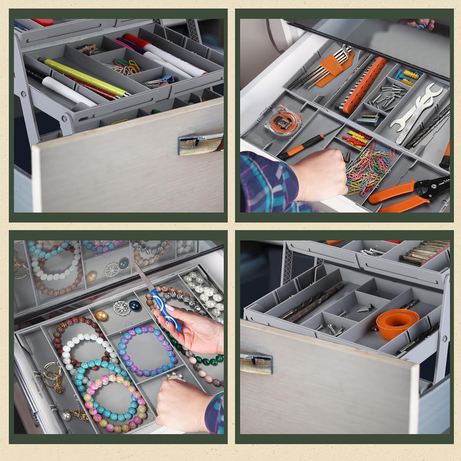 Compact Modulaire Slimme Opbergorganizer