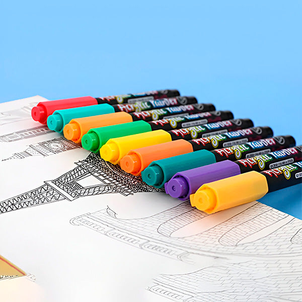 InkFusion™ 12-Piece Acrylic Marker Set [Last Day Sale]
