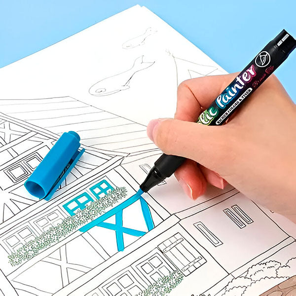 InkFusion™ 12-Piece Acrylic Marker Set [Last Day Sale]