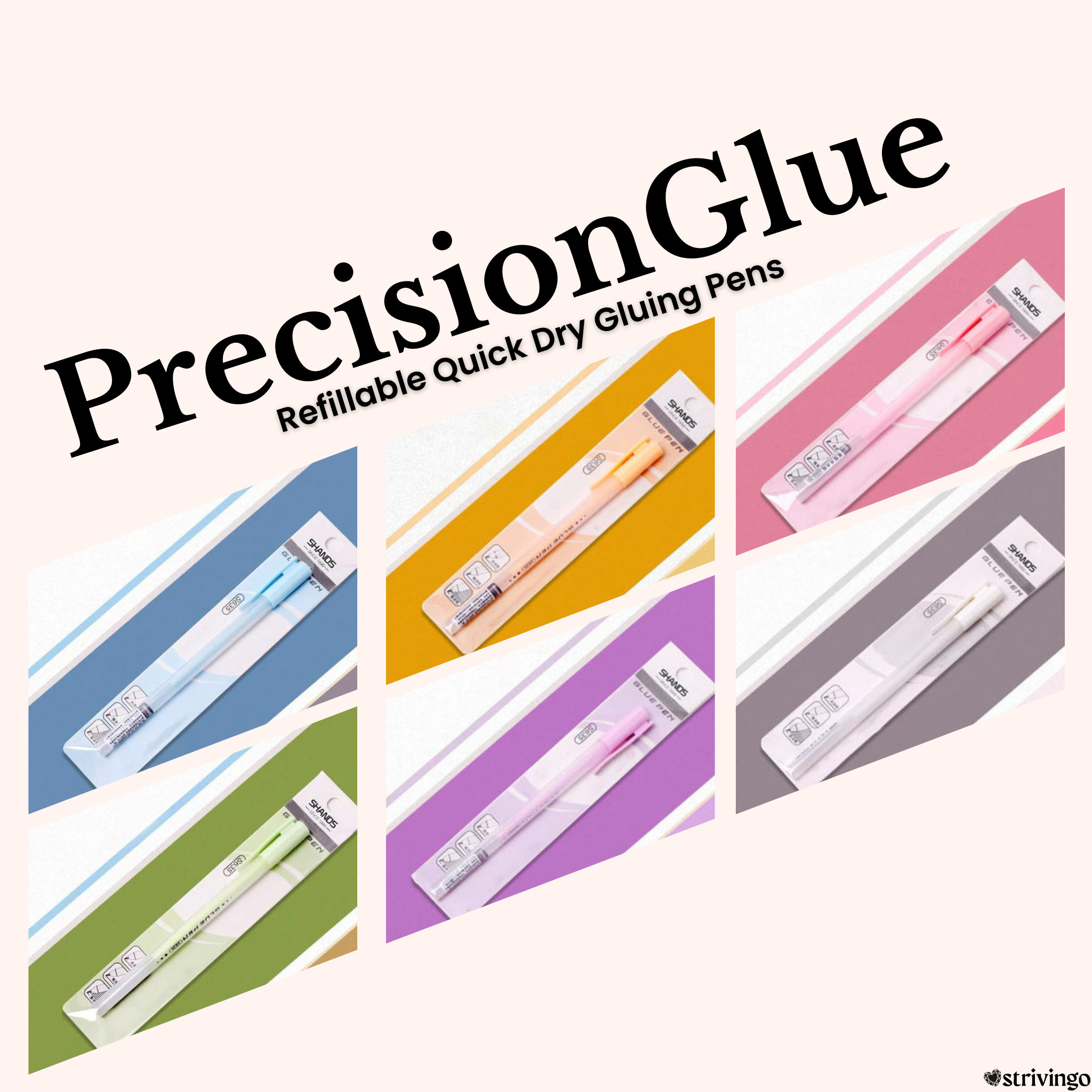 3+3 FREE | GluePen™ - Refillable Precision Glue Sticks with Roller Tip [Last Day Sale] 