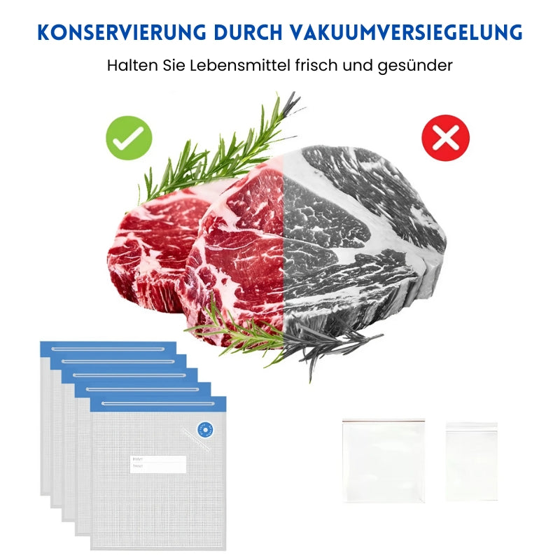 Vacuum Sealer - Portable Vacuum Sealer with Bags [Last Day Sale]