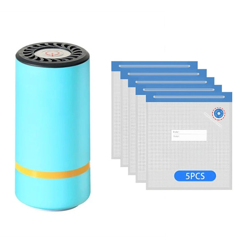 Vacuum Sealer - Portable Vacuum Sealer with Bags [Last Day Sale]