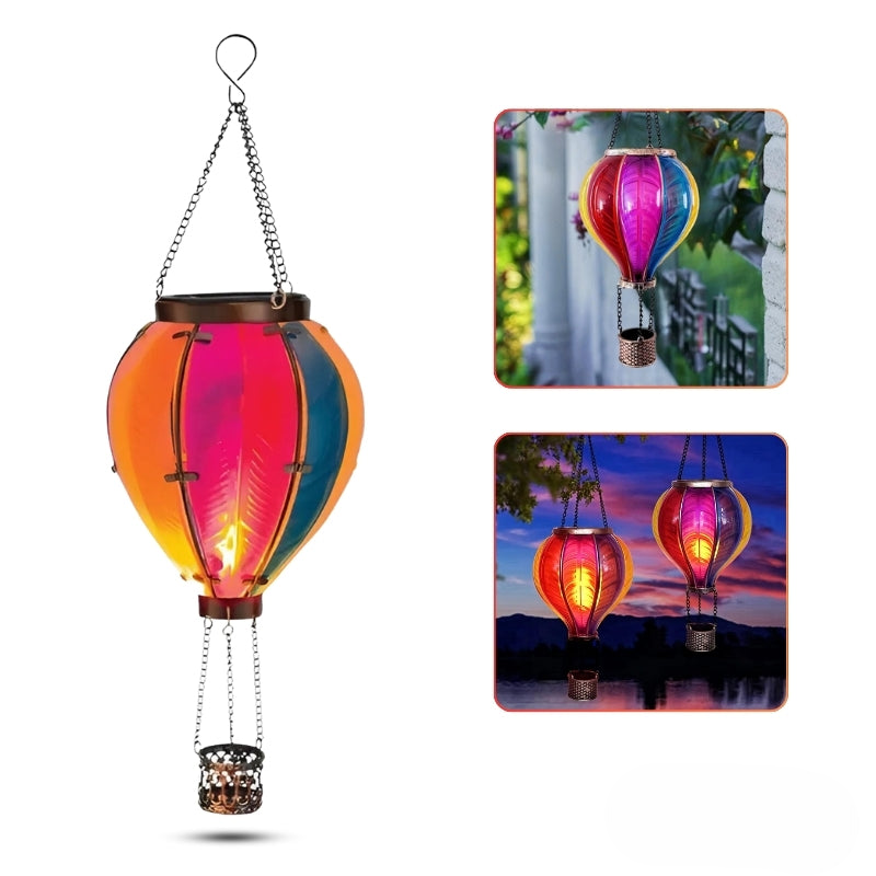 50% OFF | LumiBalloon™ - Solar-Powered Hot Air Balloon with Flame Effect (Last Day of Sale)